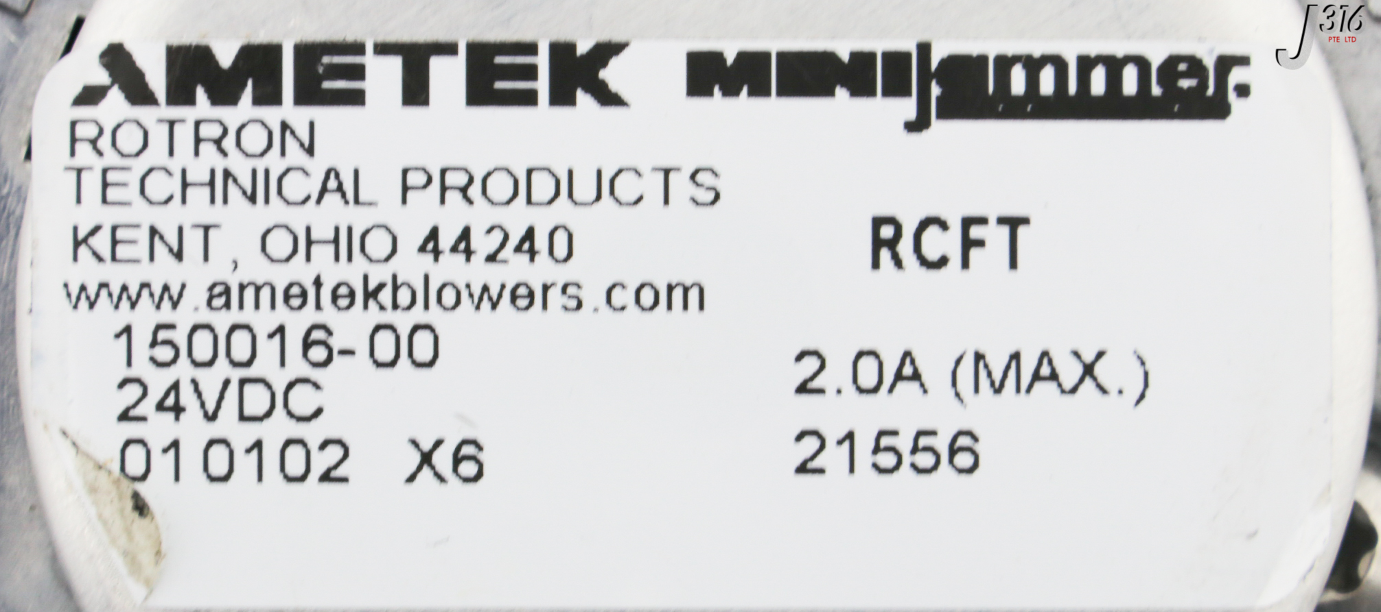 32988 AMETEK BRUSHLESS BLOWER, MINIJAMMER 150016-00 | eBay